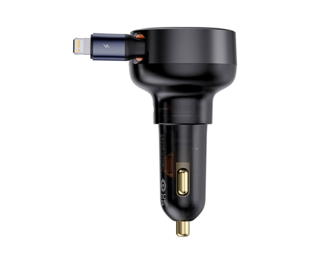 Baseus Ładowarka samochodowa USB-C żeńskie / Lightning męski 60W - 1502068 - zdjęcie 2
